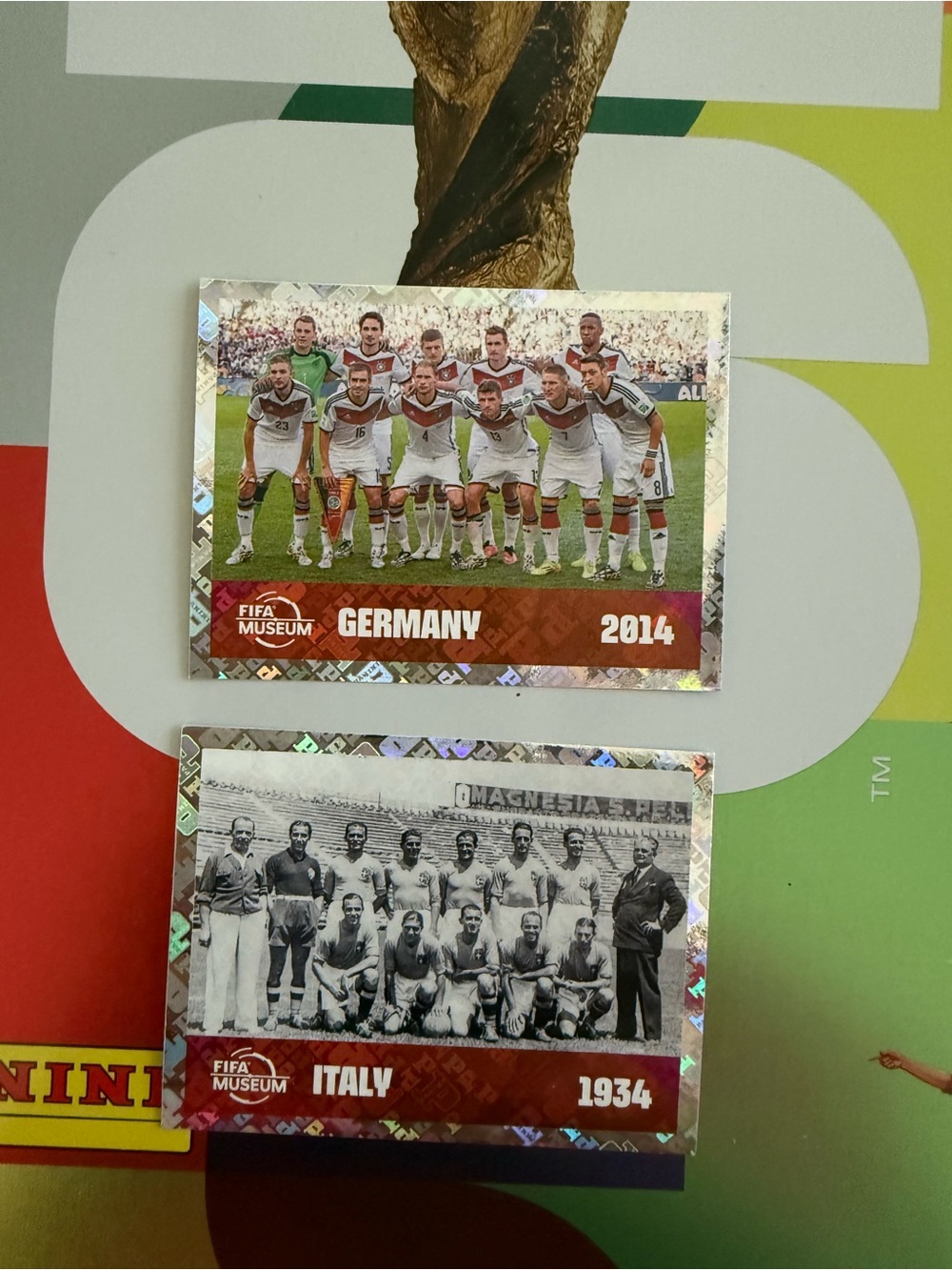 Panini FIFA World Cup 2026 Sticker Parallel FWC #18 and FWC#9